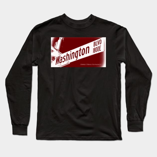 Washington Boulevard, Pasadena, California by Mistah Wilson Long Sleeve T-Shirt by MistahWilson